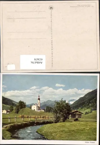 413679,Fotokunst Johann König Obernberg Kirche Bergkulisse