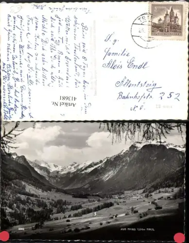 413681,Trins Teilansicht Bergkulisse