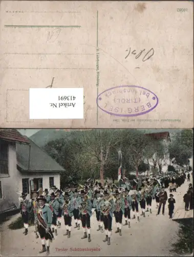 413691,Oberhofen b. Telfs Musikkapelle Tiroler Schützenkapelle Parade