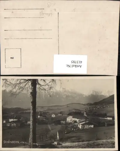 413785,Schönberg in Tirol Totale Bergkulisse