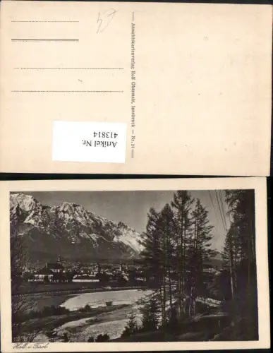 413814,Blick auf Hall in Tirol Teilansicht Bergkulisse