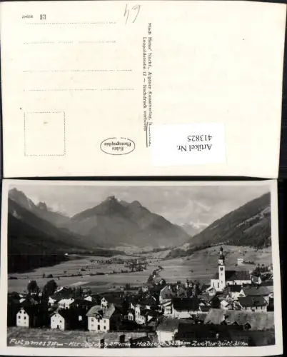 413825,Fulpmes Totale m. Habicht Zuckerhütl Bergkulisse