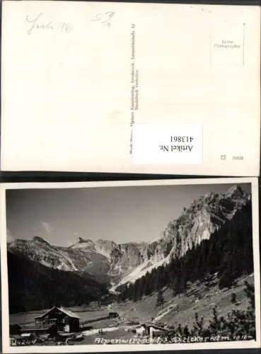 413861,Alpenwirtschaft Schlickeralm b. Telfes im Stubai Bergkulisse