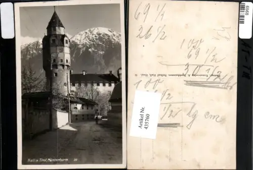 435760,Hall in Tirol Münzerturm Turm Bergkulisse pub A. Stockhammer 20