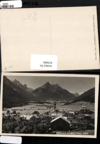 435800,Fulpmes im Stubai Totale Bergkulisse pub A. Stockhammer 5394