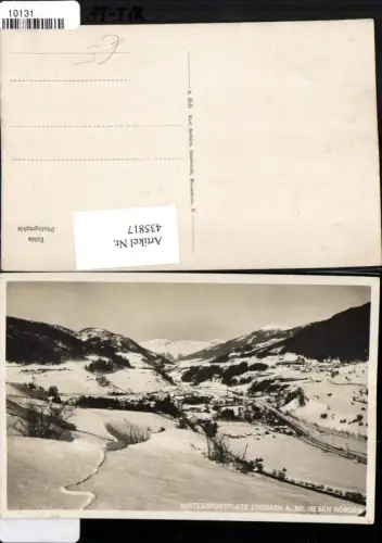 435817,Steinach am Brenner Totale Bergkulisse Winterbild