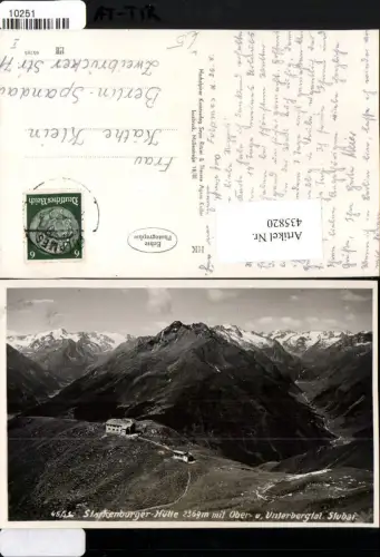 435820,Starkenburger-Hütte Berghütte b. Neustift m. Unterbergtal Bergkulisse