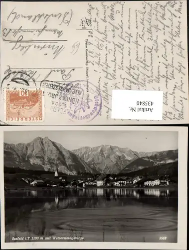 435840,Seefeld in Tirol Totale m. Wettersteingebirge Bergkulisse