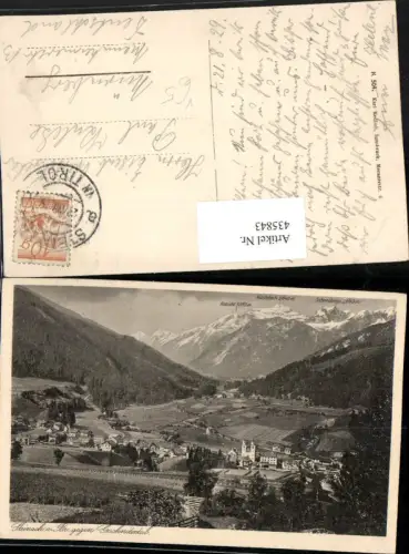 435843,Steinach am Brenner Totale geg. Gschnitztal Bergkulisse pub Karl Bedlich 504
