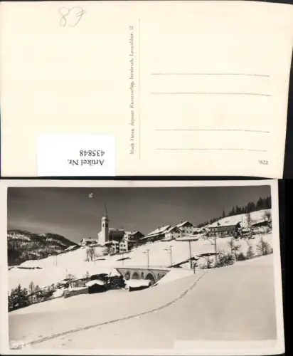 435848,Reith b. Seefeld Totale Brücke Winterbild