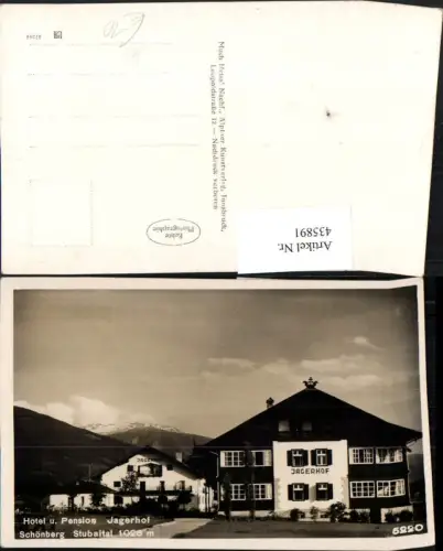 435891,Schönberg im Stubaital Hotel Pension Jagerhof
