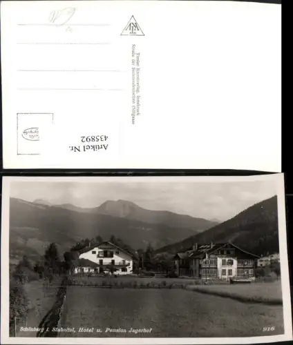 435892,Schönberg im Stubaital Hotel Pension Jagerhof Bergkulisse