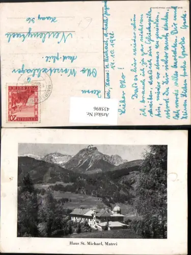 435896,Matrei am Brenner Haus St. Michael Bergkulisse