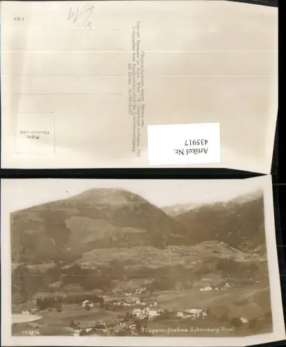 435917,Schönberg im Stubaital Totale Fliegeraufnahme