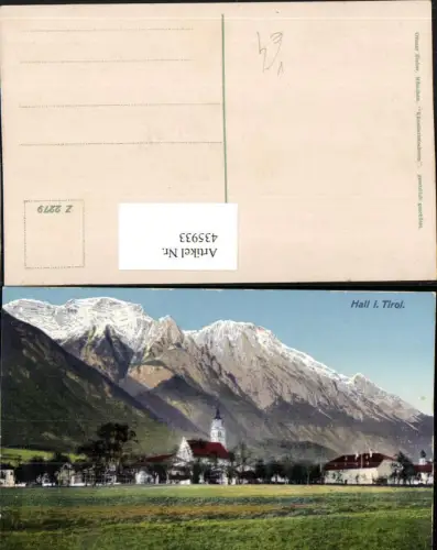 435933,Hall in Tirol Teilansicht Bergkulisse pub Ottmar Zieher 2279