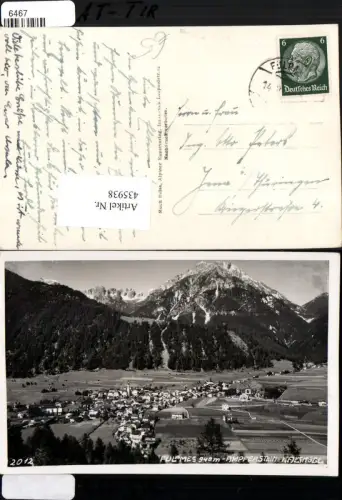 435938,Fulpmes Totale m. Ampferstein Kalkkögel Bergkulisse