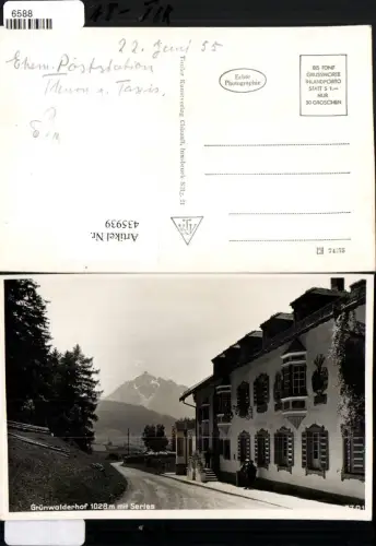 435939,Patsch Grünwalderhof m. Serles Bergkulisse