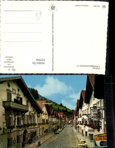 435946,Matrei am Brenner Straßenansicht Hotel Krone