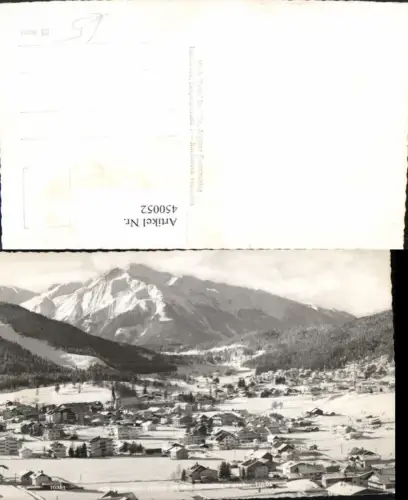 450052,Seefeld in Tirol Totale geg. Hocheder Bergkulisse Winterbild