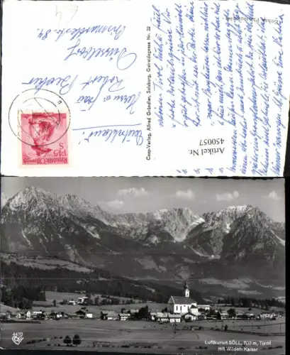 450057,Söll Totale m. Wildem Kaiser Bergkulisse pub Cosy 4470