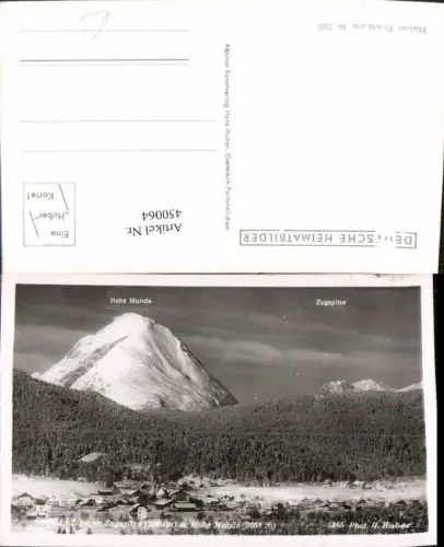 450064,Seefeld in Tirol Totale geg. Zugspitze Bergkulisse Winterbild