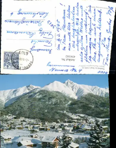 454182,Seefeld in Tirol Totale geg. Reitherspitze Bergkulisse Winterbild