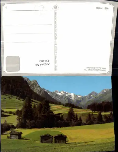 454183,Gschnitztal b. Gschnitz Blick zu den Gletschern Bergkulisse