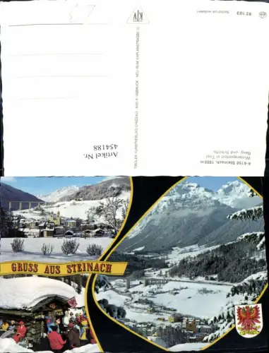 454188,Steinach Totale Brücke Skihütte Winterbilder Mehrbildkarte