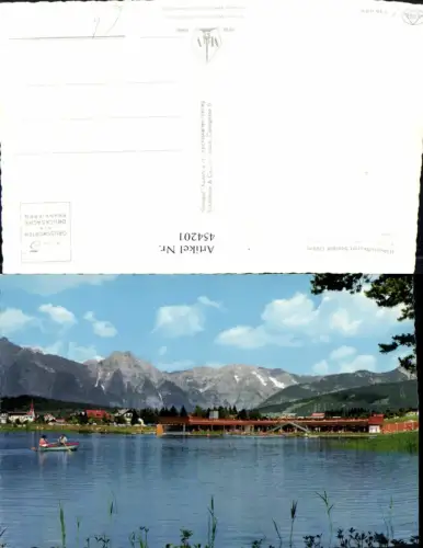 454201,Seefeld in Tirol Freibad am Wildsee Bergkulisse