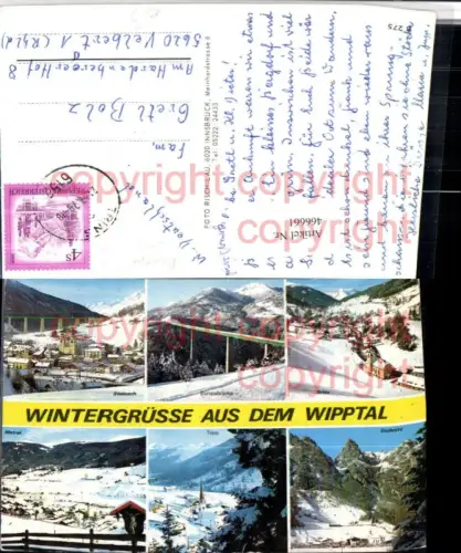 466661,Matrei Trins Steinach Gries Totale Europabrücke Mehrbildkarte