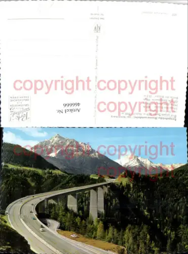 466666,Brennerautobahn Europabrücke Brücke b. Schönberg Bergkulisse