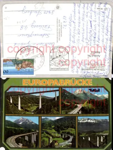 466672,Europabrücke Brücke Mehrbildkarte