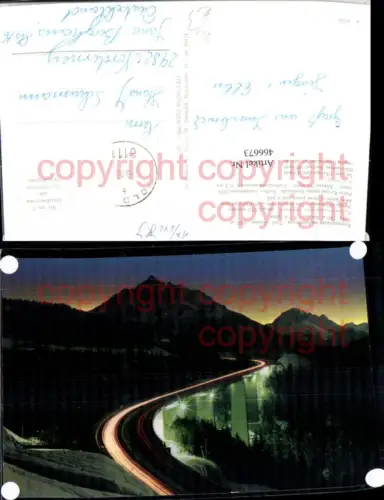 466673,Europabrücke Brücke b. Innsbruck Bergkulisse b. Nacht