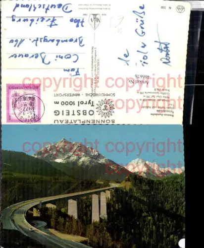466676,Brennerautobahn Europabrücke Brücke b. Schönberg Bergkulisse