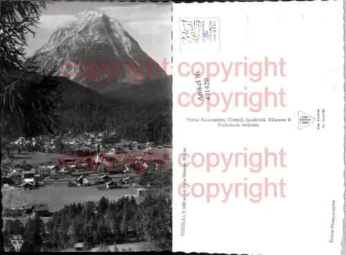 471420,Seefeld in Tirol Totale m. Hohe Munde Bergkulisse