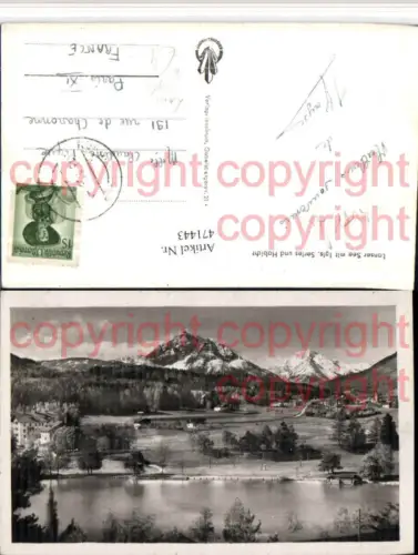 471443,Lanser-See b. Lans Igls m. Serles u. Habicht Bergkulisse