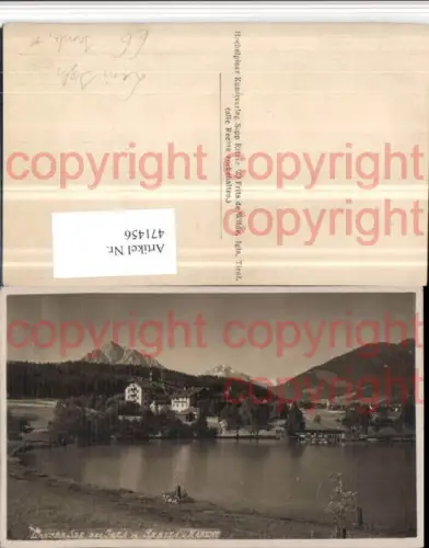 471456,Lansersee See b. Lans Igls m. Serles u. Habicht Bergkulisse