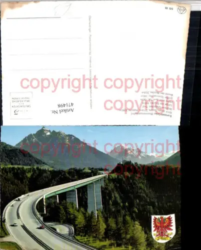 471498,Brennerautobahn Europabrücke Brücke b. Innsbruck Bergkulisse