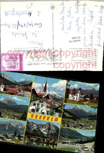 471500,Seefeld in Tirol Totale Schmuckkastl Roßhütte Mehrbildkarte