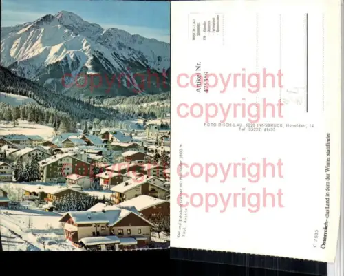 475359,Seefeld in Tirol Teilansicht m. Hocheder Bergkulisse