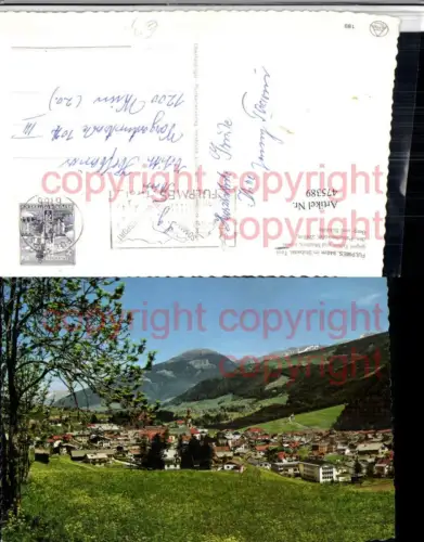 475389,Fulpmes im Stubaital Totale geg. Telfes u. Mieders Bergkulisse
