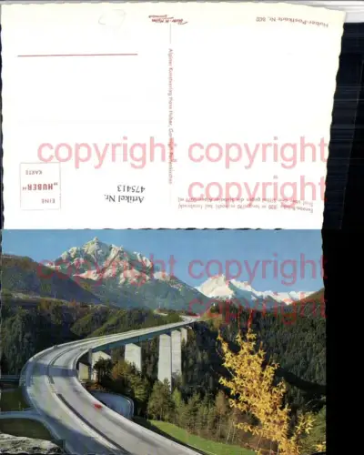 475413,Europabrücke Brücke b. Innsbruck Bergkulisse