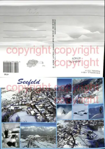 475429,Seefeld in Tirol Totale Rosshütte Mehrbildkarte pub Alpine Luftbild