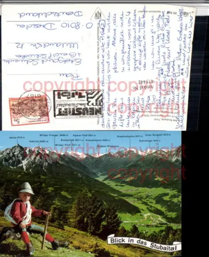 475442,Blick vom Patscherkofel auf Schönberg Bergkulisse Kind Wanderer