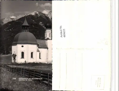 489655,Seefeld Seekapelle m. Reiterspitze Bergkulisse pub Foto Rhomberg 6923