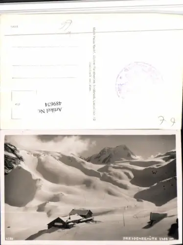 489674,Dresdenerhütte Berghütte b. Neustift Bergkulisse