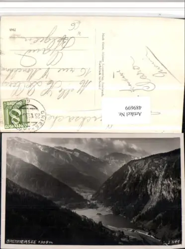 489699,Brennersee See b. Gries am Brenner Bergkulisse