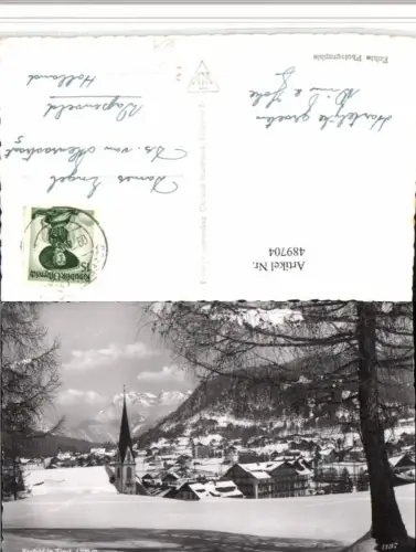 489704,Seefeld in Tirol Totale Bergkulisse Winterbild