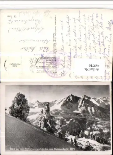 489710,Blick auf Tribulaun u. Serles vom Patscherkofel b. Patsch Bergkulisse