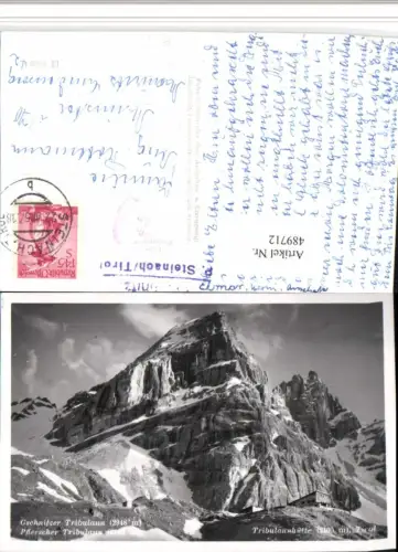489712,Tribulaunhütte Berghütte b. Gschnitz Bergkulisse